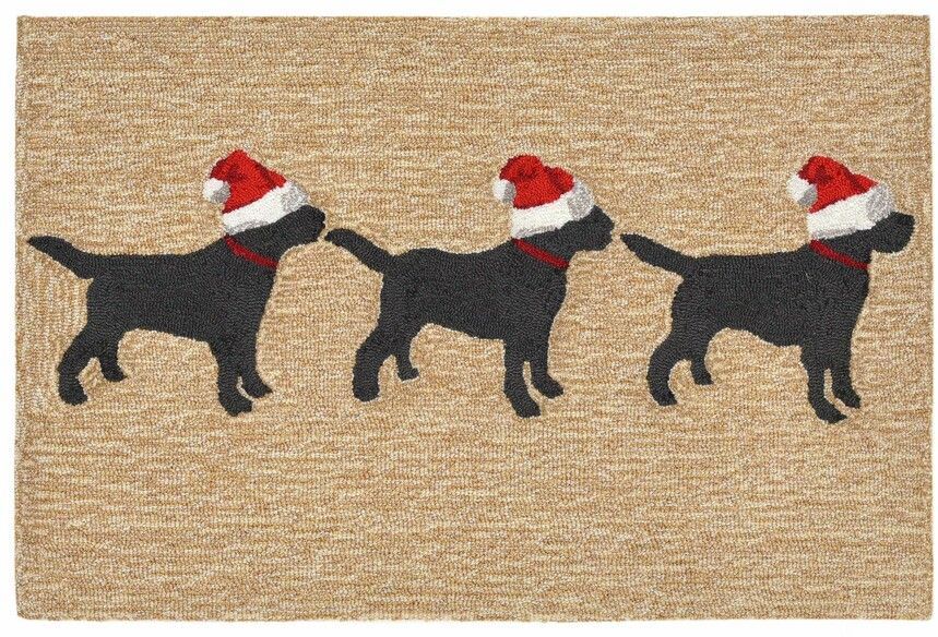 Trans Ocean Frontporch 3 Dogs Christmas Neutral 1857/12