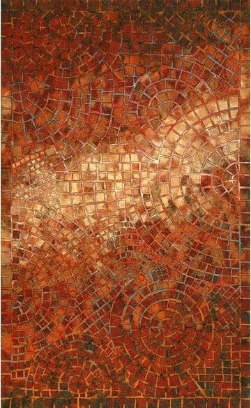 Trans Ocean Visions V Arch Tile Red 3257/24