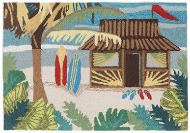 Trans Ocean Frontporch Tiki Hut Multi 1536/44