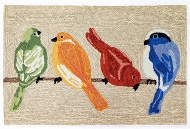 Trans Ocean Frontporch Birds Neutral 4457/12