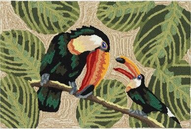 Trans Ocean Frontporch Two Cute Toucans Neutral 4621/12