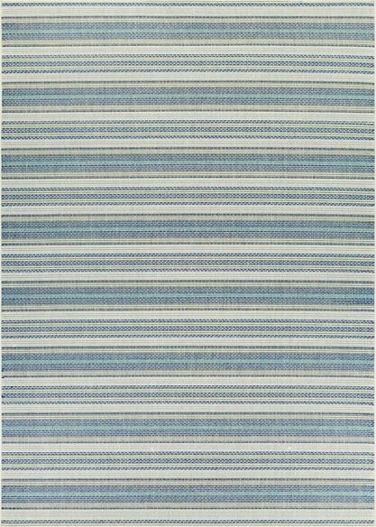 Couristan Monaco Marbella and Ivory/Sand/Azure 6041/3161