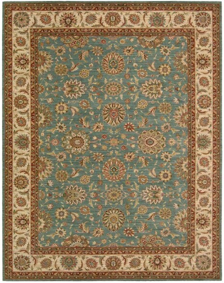 Nourison Living Treasures LI05 Aqua