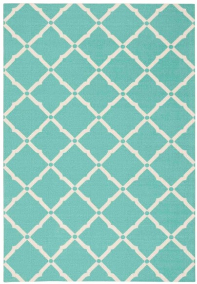 Nourison Home and Garden RS091 Aqua