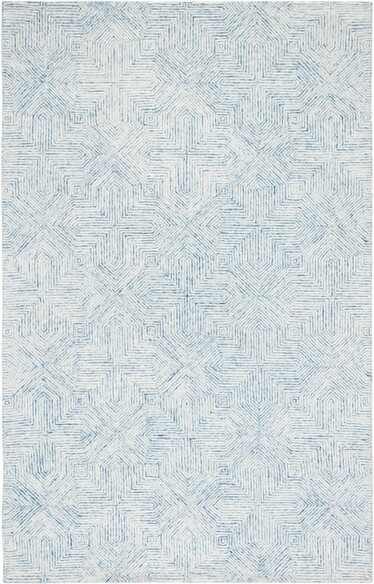 Safavieh Abstract ABT425M Blue and Ivory