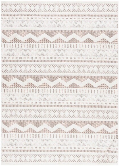 Safavieh Alamo ALM716T Taupe and Ivory