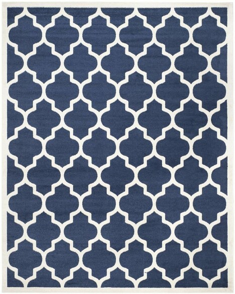 Safavieh Amherst AMT420P Navy and Beige