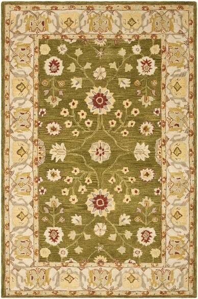 Safavieh Anatolia AN562D Moss and Ivory