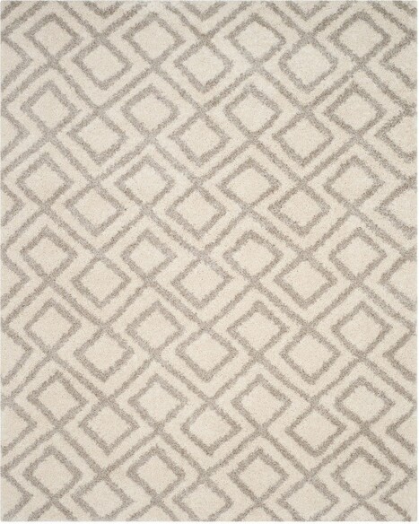 Safavieh Arizona Shag ASG740A Ivory and Beige