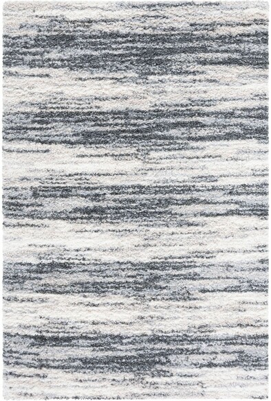 Safavieh Berber Shag BER412H Charcoal and Grey