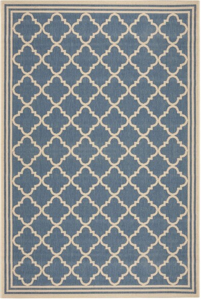 Safavieh Beach House BHS121M Blue and Creme