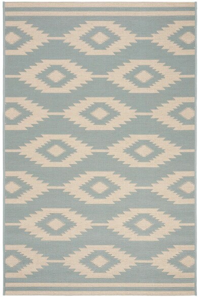 Safavieh Beach House BHS171L Cream and Aqua