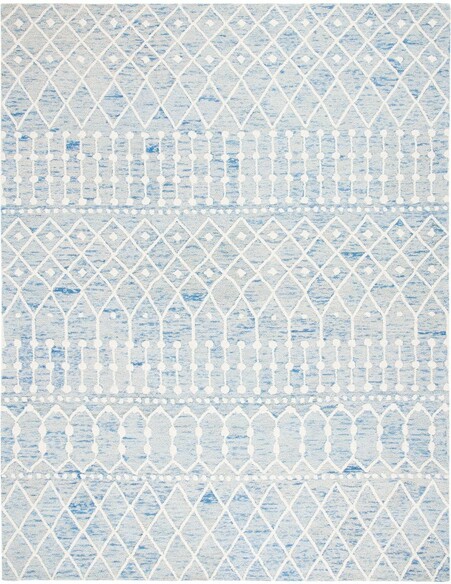 Safavieh Blossom BLM115M Blue and Ivory