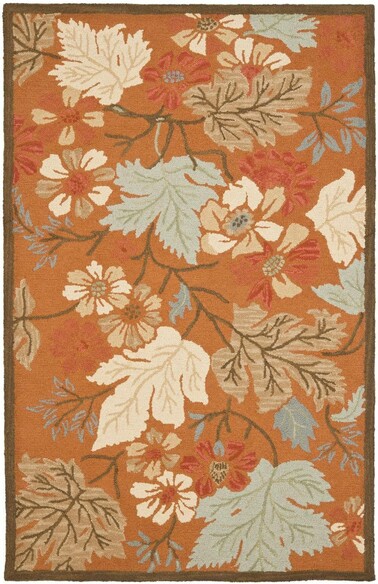 Safavieh Blossom BLM917A Rust and Multi