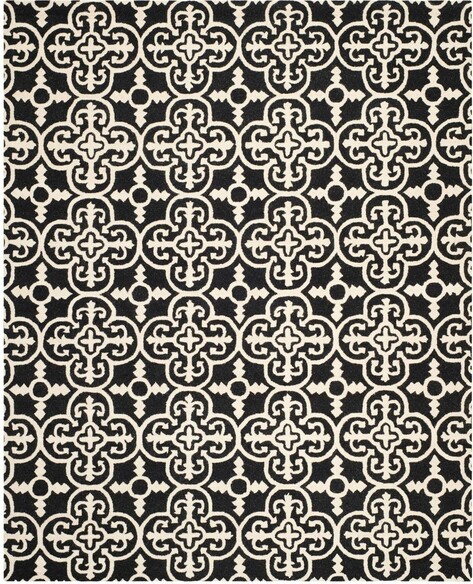 Safavieh Cambridge CAM133E Black and Ivory