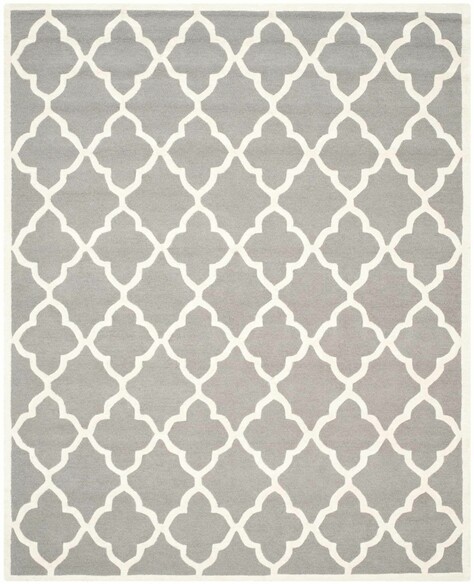 Safavieh Cambridge CAM312D Dark Grey and Ivory