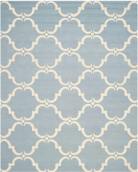 Safavieh Cambridge CAM703B Blue and Ivory