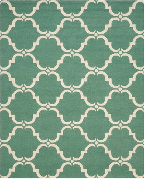 Safavieh Cambridge CAM703T Teal and Ivory