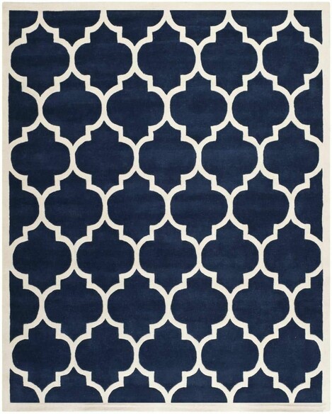 Safavieh Chatham CHT733C Dark Blue and Ivory