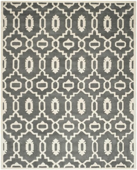 Safavieh Chatham CHT745D Dark Grey and Ivory