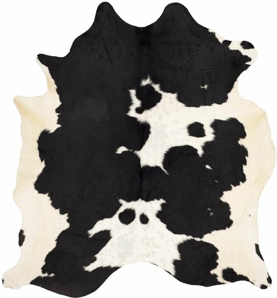 Safavieh Cow Hide COH211B Black and White