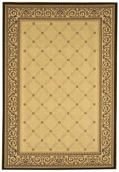 Safavieh Courtyard CY1502-3901 Sand and Black