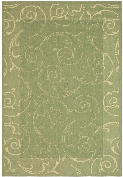 Safavieh Courtyard CY2665-1E06 Olive and Natural