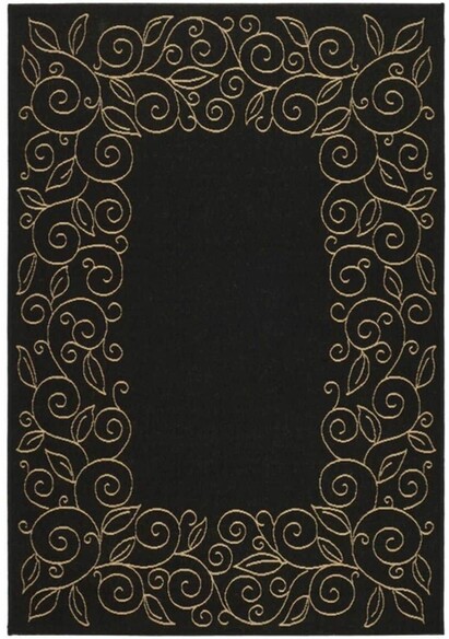 Safavieh Courtyard CY5139D Black and Beige