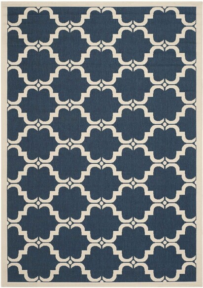 Safavieh Courtyard CY6009-268 Navy and Beige