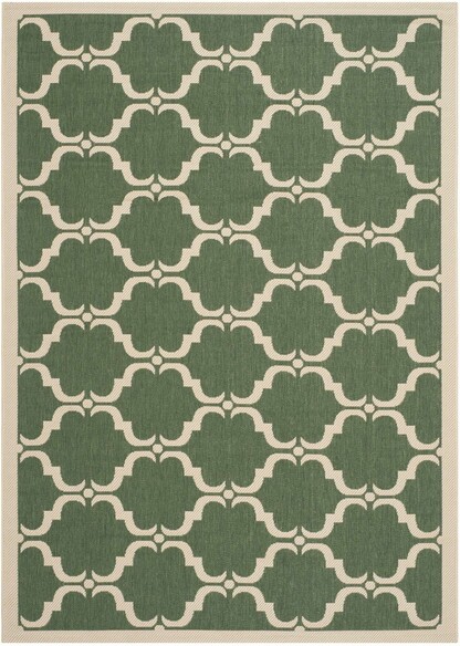 Safavieh Courtyard CY6009332 Dark Green and Beige