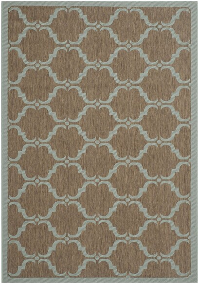 Safavieh Courtyard CY6009-337 Brown and Aqua