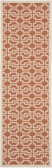 Safavieh Courtyard CY6015-241 Terracotta and Beige