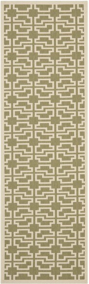 Safavieh Courtyard CY6015-244 Green and Beige