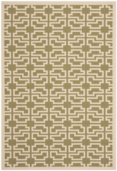 Safavieh Courtyard CY6015244 Green and Beige