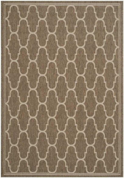 Safavieh Courtyard CY6016242 Brown and Beige