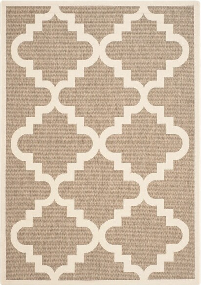 Safavieh Courtyard CY6017242 Brown and Beige