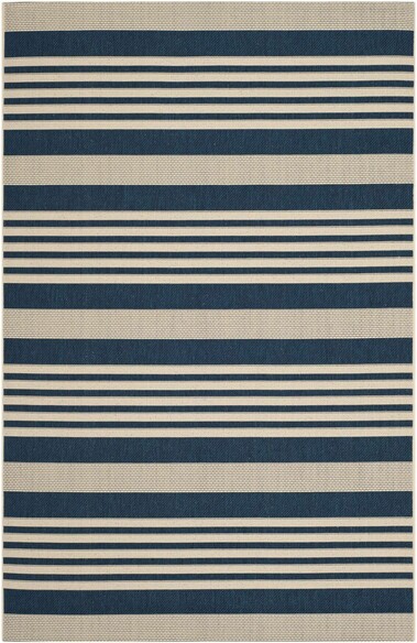 Safavieh Courtyard CY6062-268 Navy and Beige