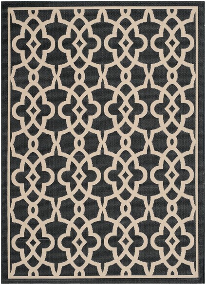 Safavieh Courtyard CY6071266 Black and Beige