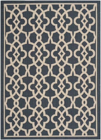 Safavieh Courtyard CY6071-268 Navy and Beige