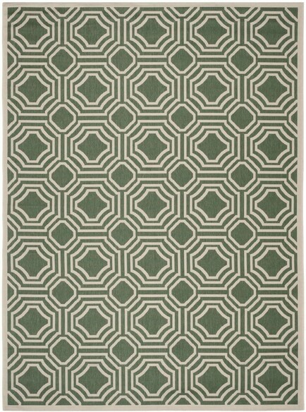 Safavieh Courtyard CY6112332 Dark Green and Beige