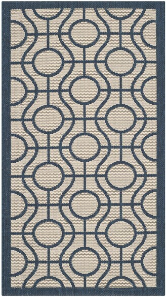 Safavieh Courtyard CY6115-258 Beige and Navy