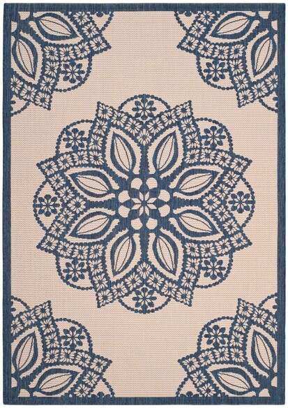 Safavieh Courtyard CY6139258 Beige and Navy