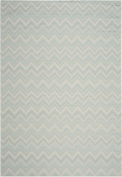 Safavieh Courtyard CY6155302 Light Grey and Aqua