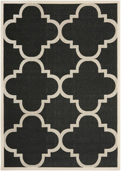 Safavieh Courtyard CY6243-266 Black and Beige