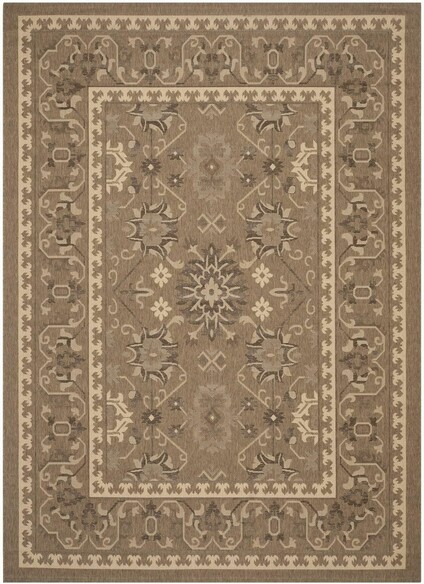 Safavieh Courtyard CY6727-22 Brown and Creme