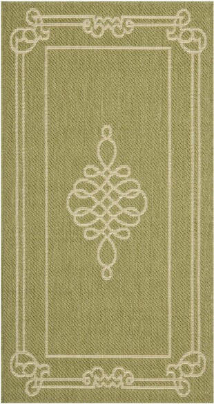 Safavieh Courtyard CY6788-24 Green and Creme