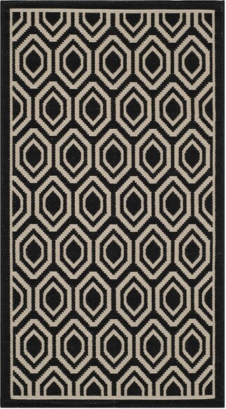 Safavieh Courtyard CY6902-266 Black and Beige