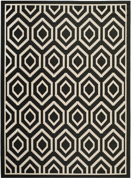 Safavieh Courtyard CY6902266 Black and Beige