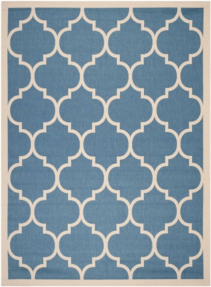 Safavieh Courtyard CY6914243 Blue and Beige