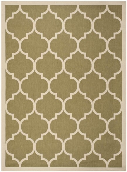 Safavieh Courtyard CY6914244 Green and Beige